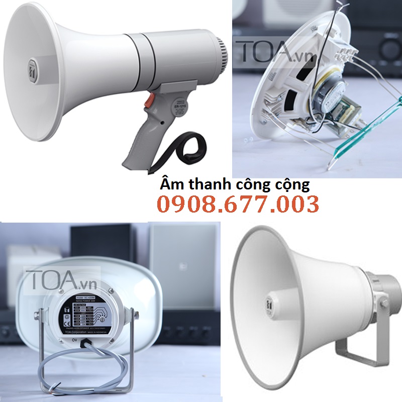 BẢNG TƯƠNG THÍCH GIỮA CÁC CÔN LOA, MÀNG LOA VÀ LOA NÉN, CỦ LOA TOA