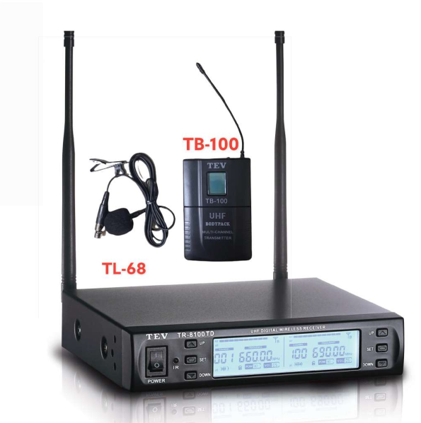 Micro không dây cài áo TEV TR-8100/TB100/TL68