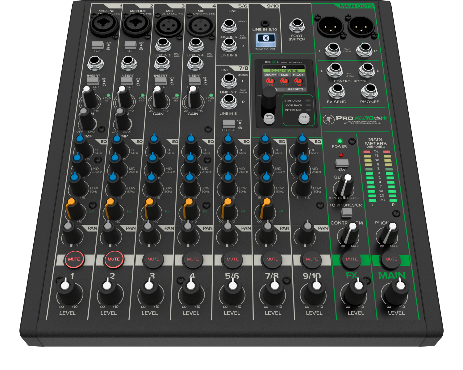 Mixer Mackie ProFX10v3+