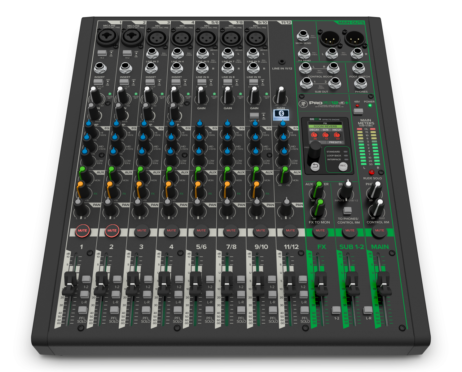 Mixer Mackie ProFX12v3+
