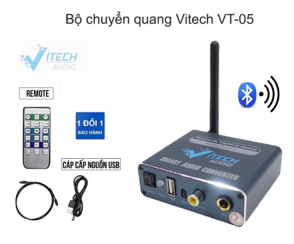 Chuyển Optical sang Analog VITECH VT-05