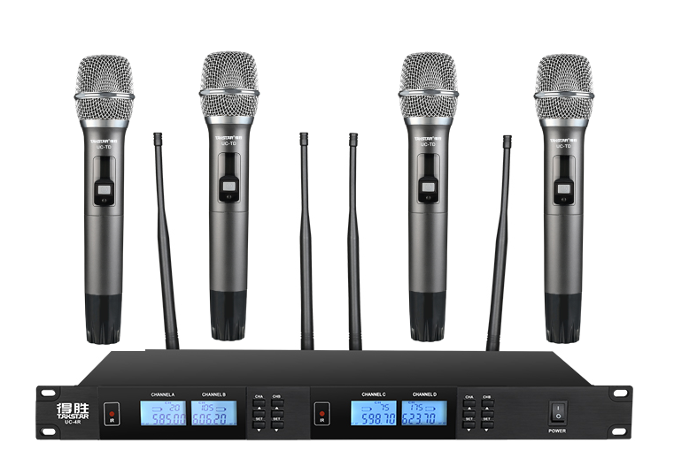 Micro không dây cầm tay 4 kênh UC-4R / UC-TD