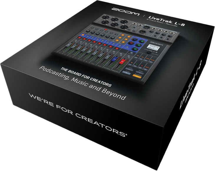 Mixer thu âm Zoom LIVETRAK L-8