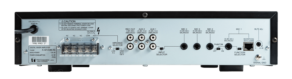 Tăng âm số liền Mixer với MP3 Toa A-3224DM-AS