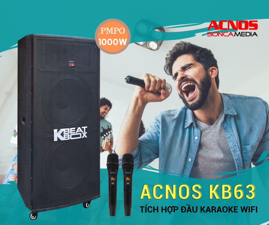 Loa kéo 4 tấc ACNOS KB63