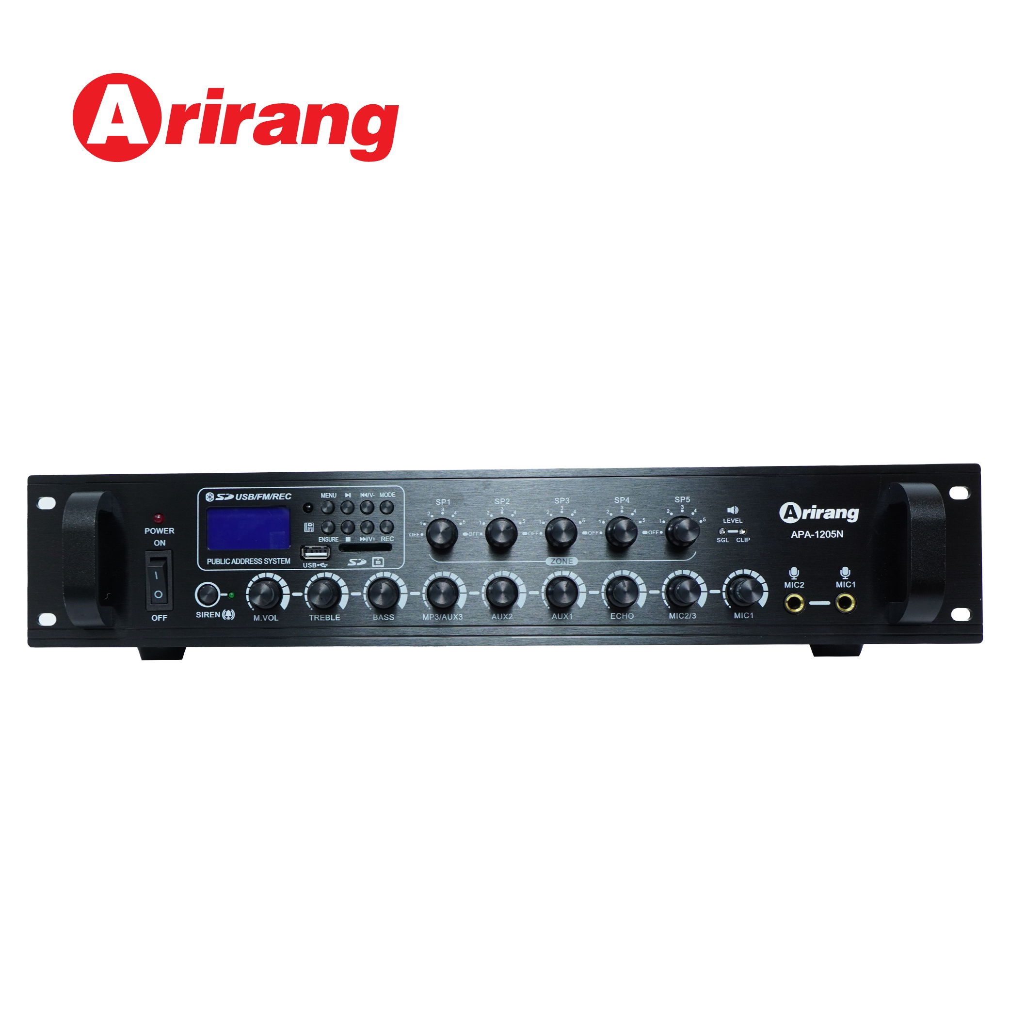 Bộ tăng âm công suất 120W 5 vùng Ariang APA-1205N