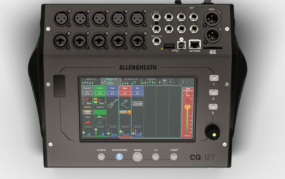 Bàn Mixer số Allen & Heath CQ12T