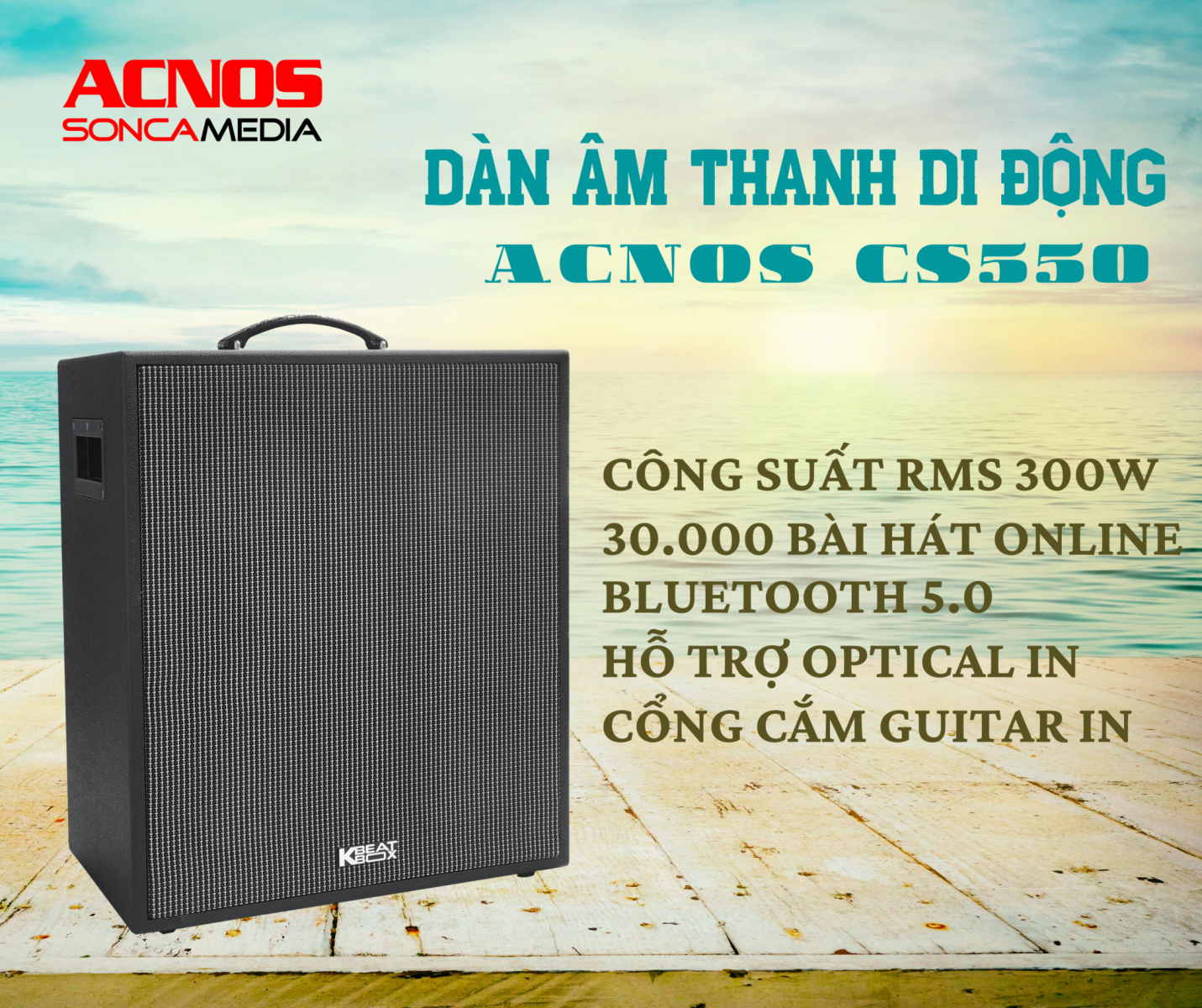 Dàn Âm Thanh Di Động ACNOS CS550