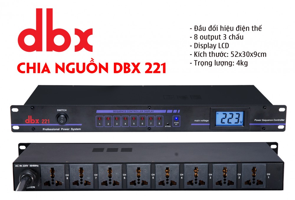 Chia Nguồn DBX 221