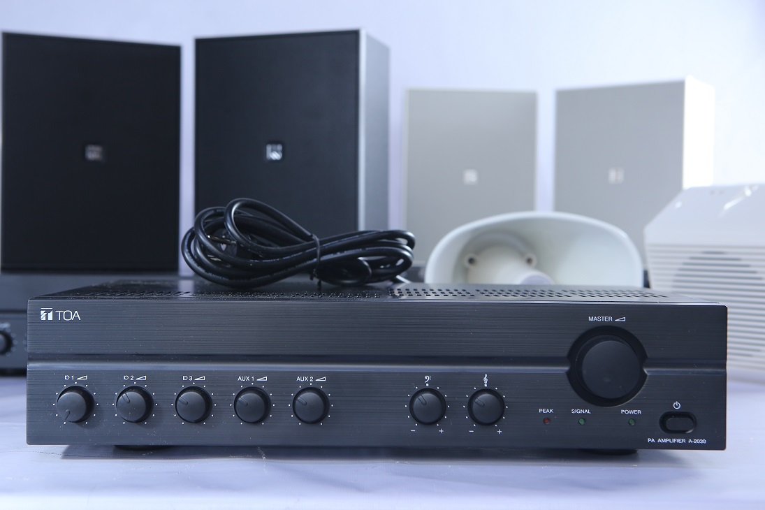 Tăng âm liền Mixer công suất 30W Toa A-2030 