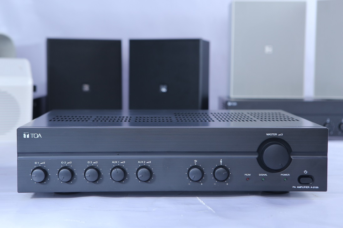 Tăng âm liền Mixer công suất 120W Toa A-2120H