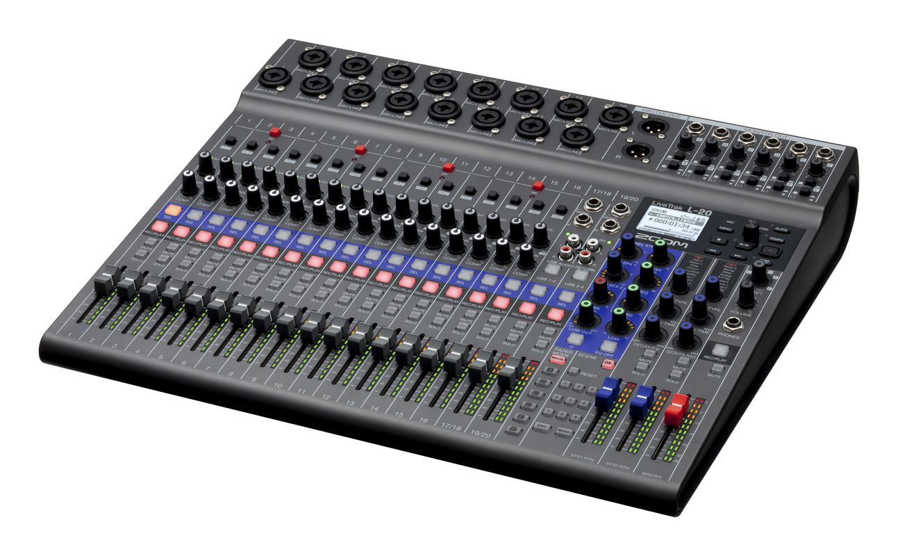 Mixer thu âm Zoom LIVETRAK L20
