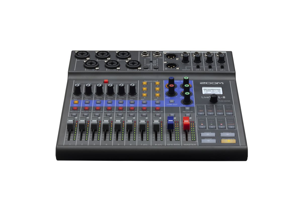 Mixer thu âm Zoom LIVETRAK L8