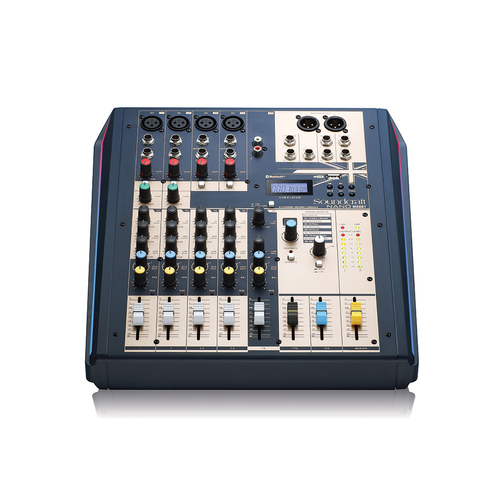 Mixer Soundcraft Nano M08BT