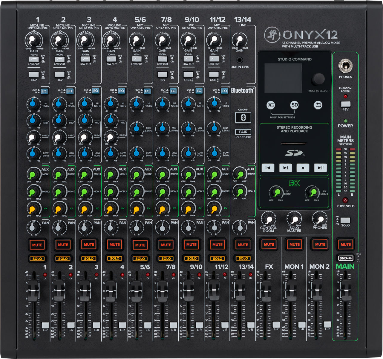 Mixer 12 kênh Mackie Onyx12