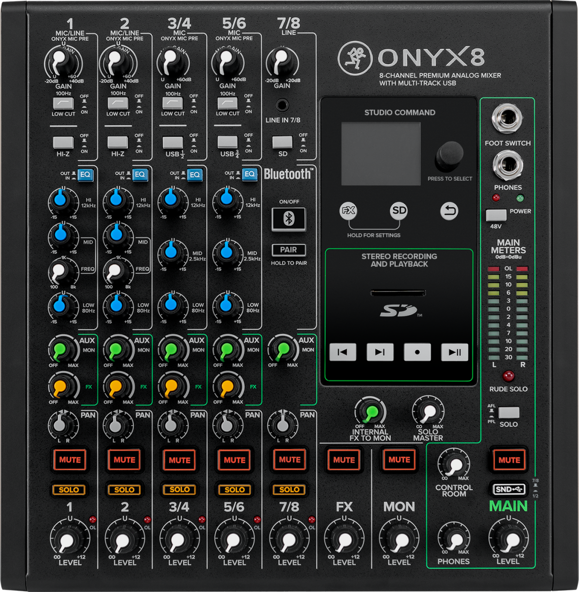 Mixer 8 kênh Mackie Onyx8 