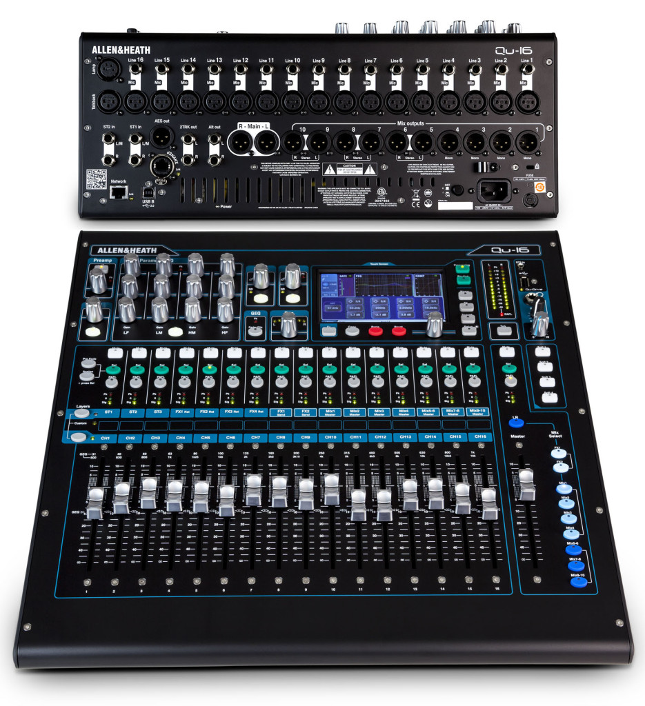 Mixer Digital Allen & Heath Qu-16
