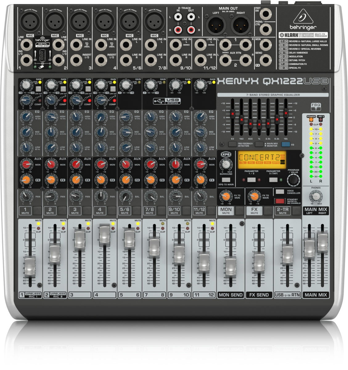 Mixer Behringer QX1222 USB