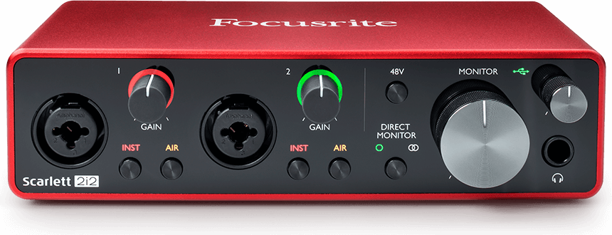 Soundcard Thu Âm Focusrite Scarlett 2i2