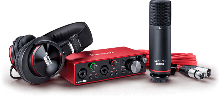 Trọn bộ Focusrite Scarlett 2i2 Studio