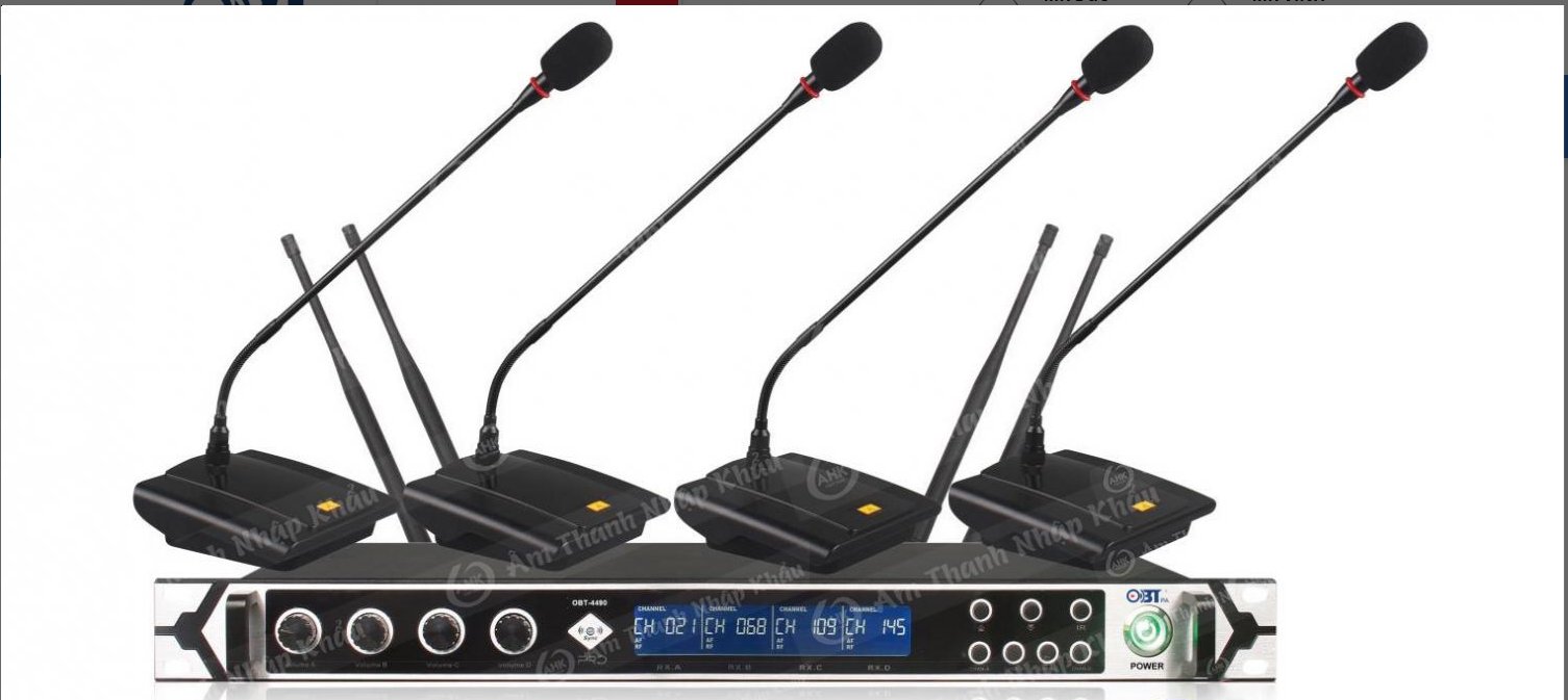 Micro Cổ Ngỗng Không Dây OBT Pro- 4490