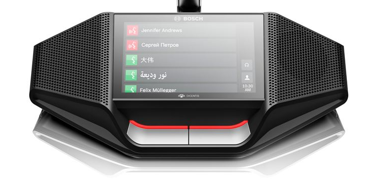 Micro có dây màn hình chạm Bosch Dicentis DCNM-DE