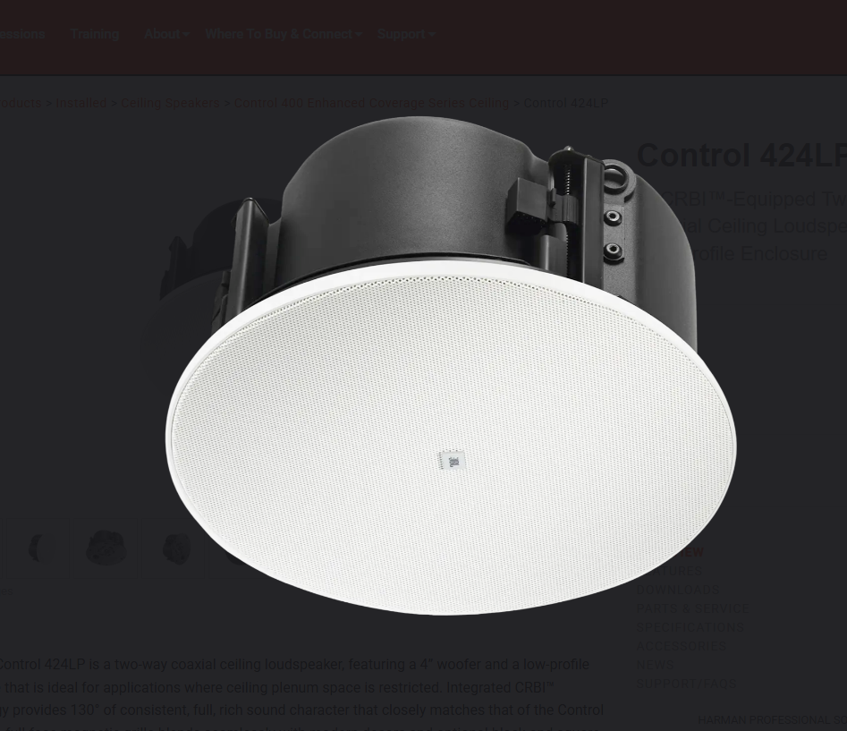 Loa âm trần JBL Control 424LP