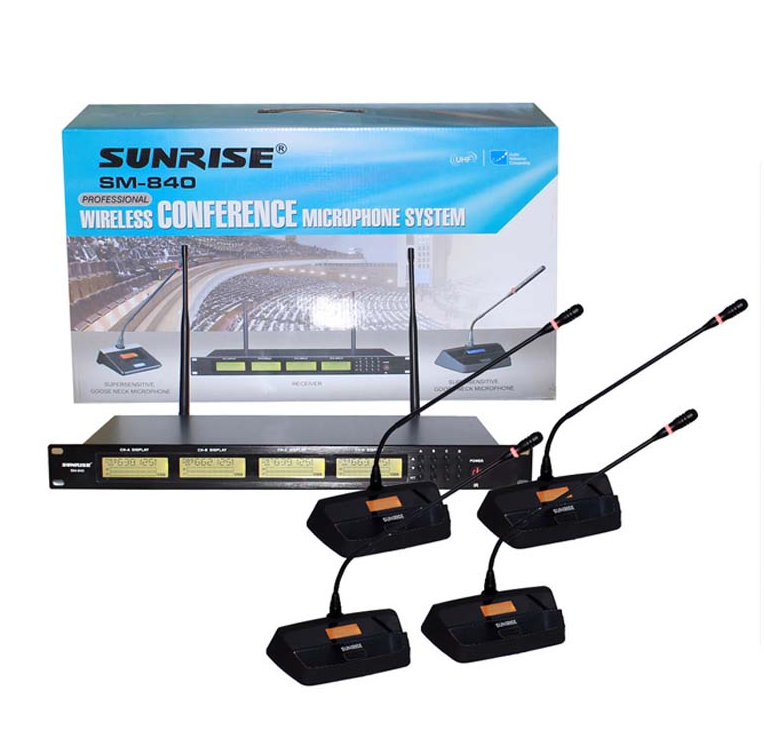 Micro Cổ Ngỗng Hội Nghị 4 Mic Sunrise SM 840