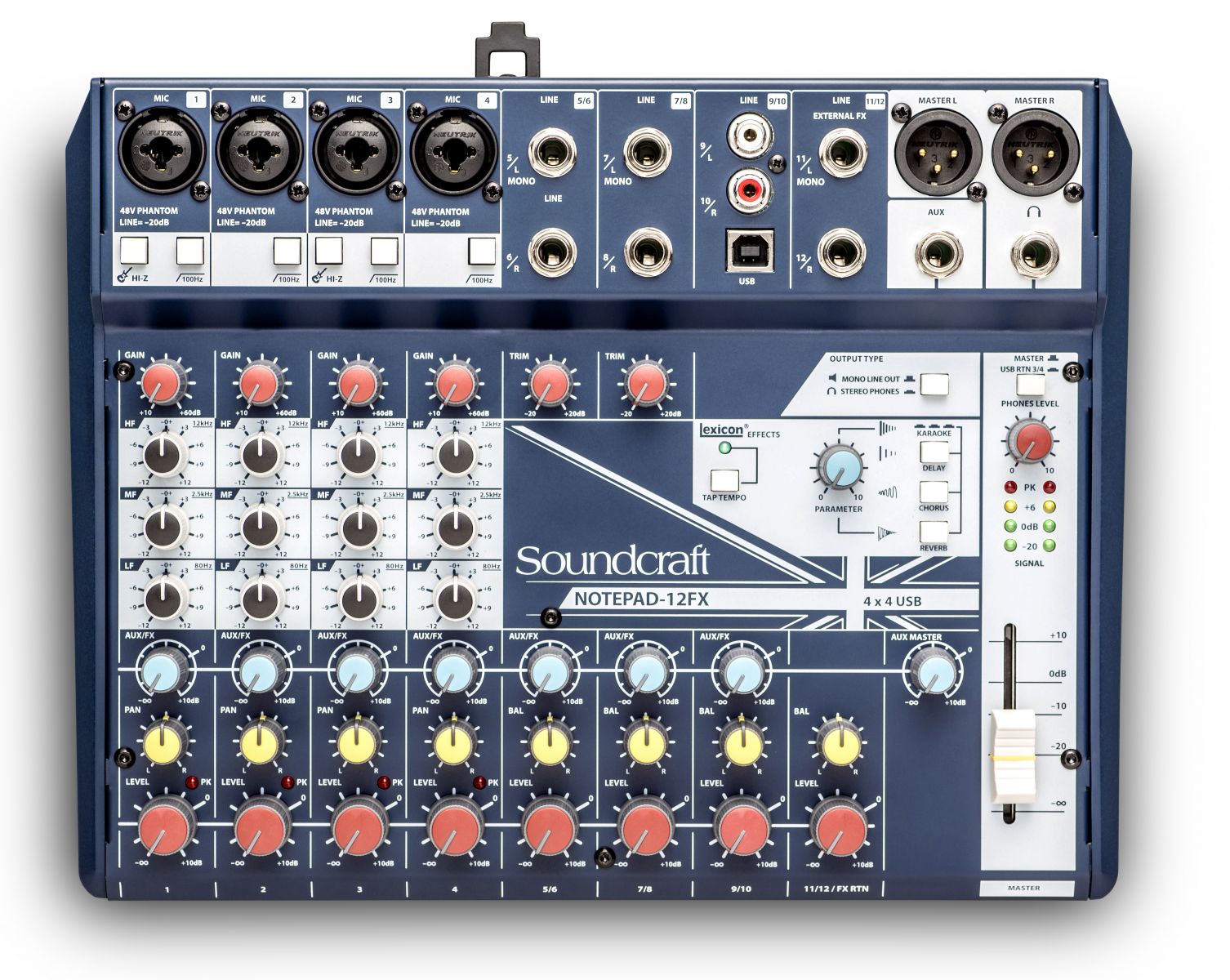 Mixer Soundcraft Notepad12FX 