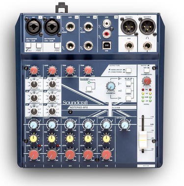 Mixer Soundcraft Notepad-8FX 