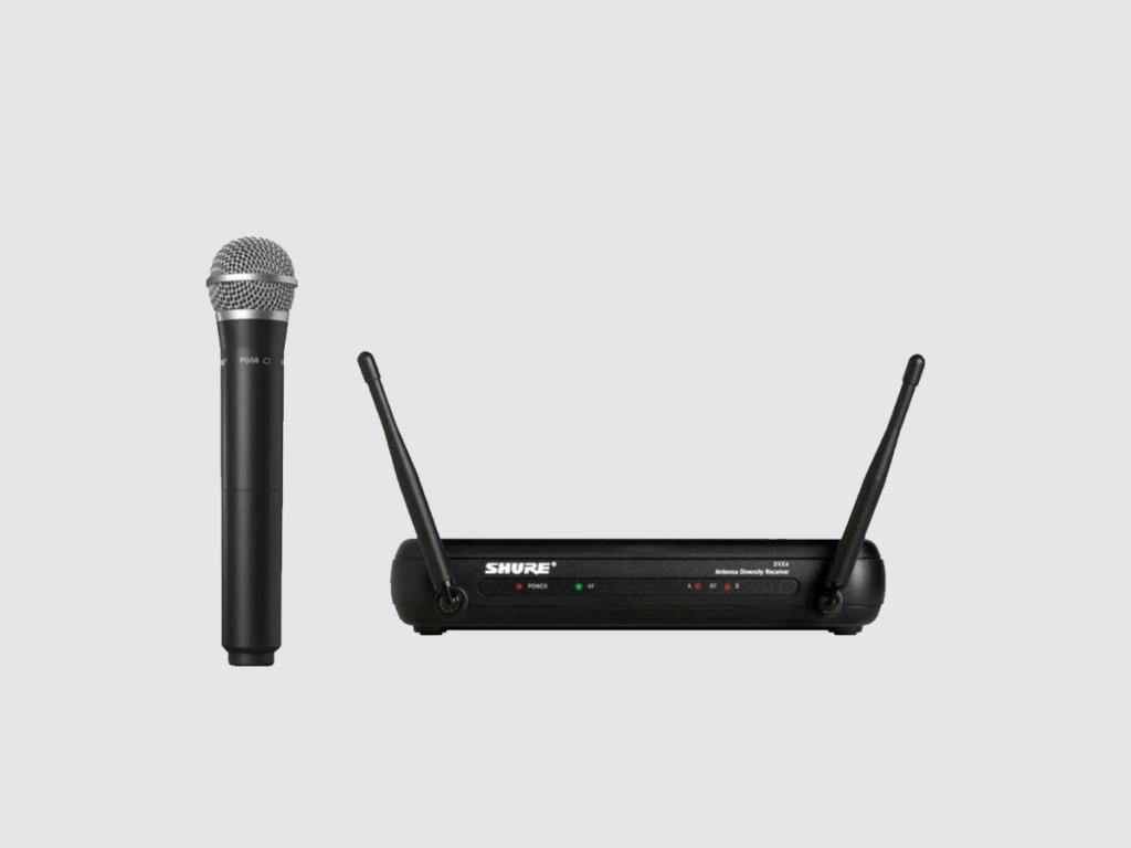 Micro không dây cầm tay 1 mic SHURE SVX24E/PG58