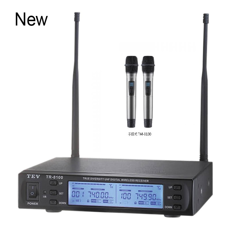Micro không dây 2 kênh TEV TR8100