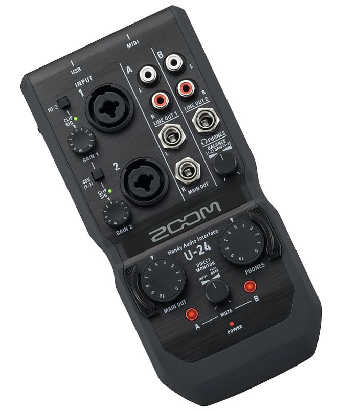 Soundcard thu âm ZOOM U-24