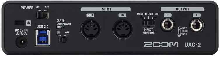 Soundcard 2 INPUT ZOOM UAC-2