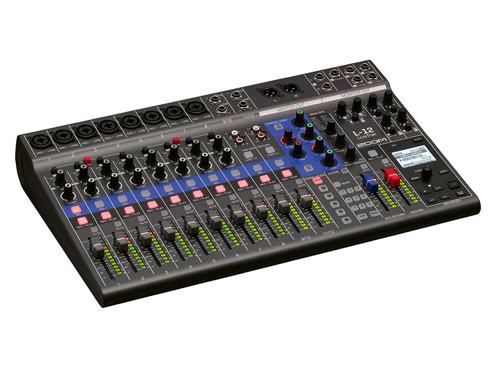 Mixer thu âm zoom LIVETRAK L12